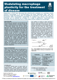 Modulating macrophage plasticity for the treatment of disease front page preview
                    