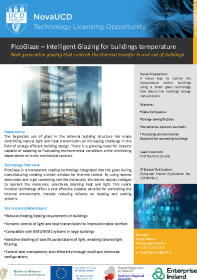 Next generation glazing that controls the thermal transfer in and out of buildings front page preview
                    