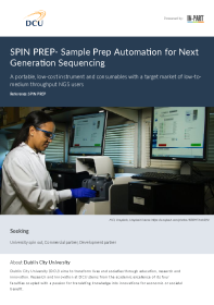 SPIN PREP- Sample Preparation Automation for Next Generation Sequencing front page preview
                    
