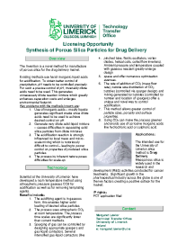 Synthesis of Porous Silica Particles for Drug Delivery front page preview
                    